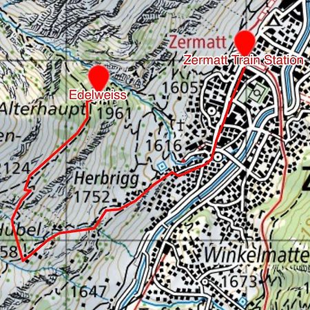 Edelweiss Mountain Guest House - 1 Hour Hike Up From Zermatt Station - On Hiking Trail - No Transport Екстер'єр фото
